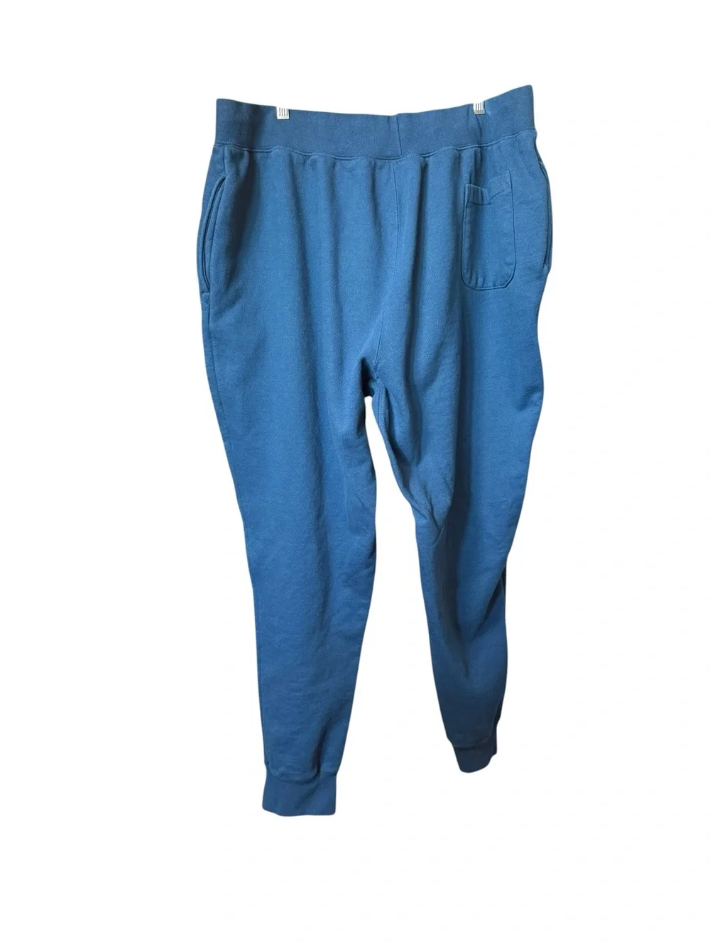 Champion Heavyweight Logo Jogger Sweatpants 3XL Blue Fleece Lined